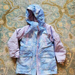 Lands' End Squall Girls Jacket Parka Size Small 6-7